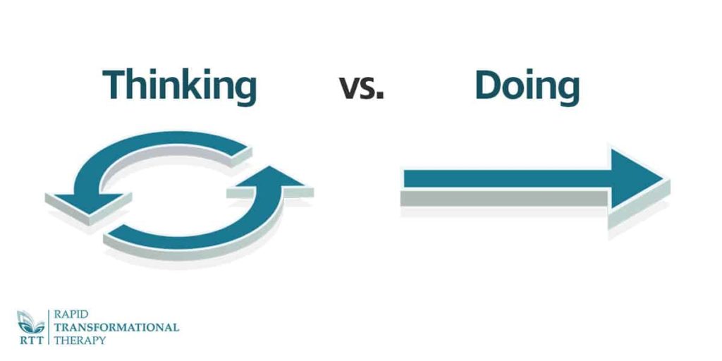 thinking vs doing