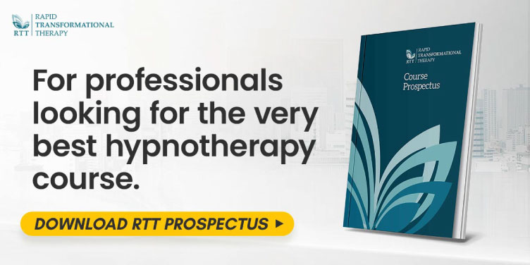 For professionals looking for the very best hypnotherapy course, download the RTT prospectus